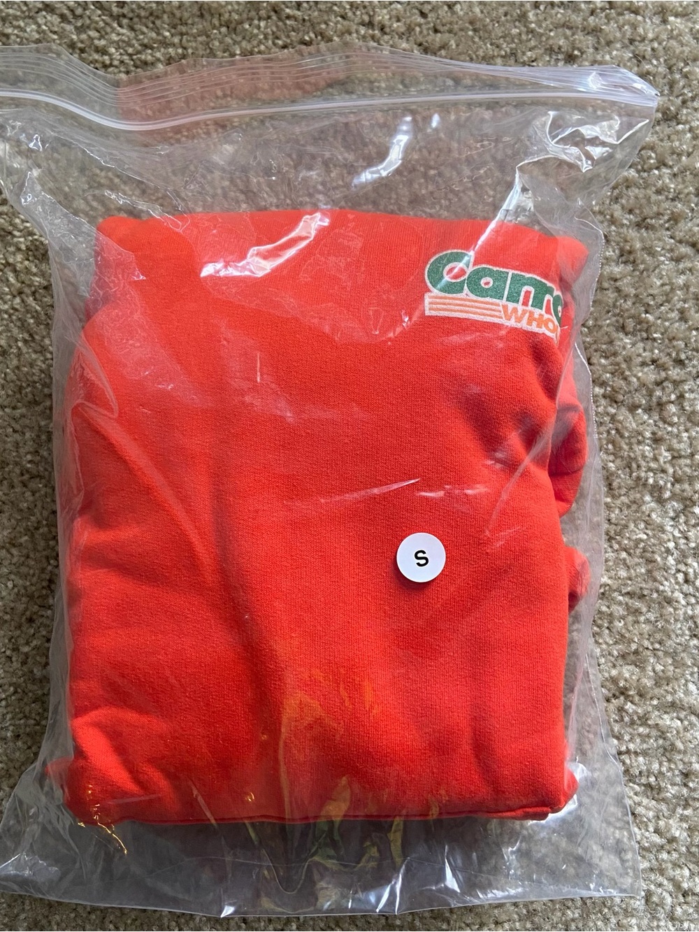 Men's Carrots Bright Orange Hoodie